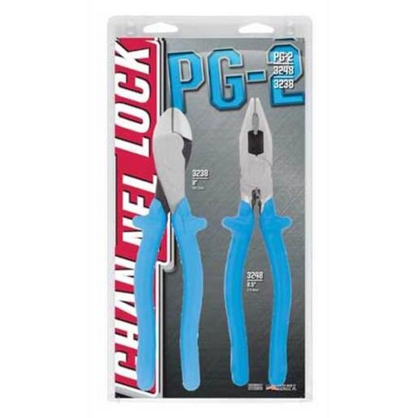 Pliers + Sidecutters Combi Pack 3248/3238 Channellock, Ideal Electrical Catalogue Tools Instrumentation Hand Tools Pliers Combination - Construction Supplies Australia