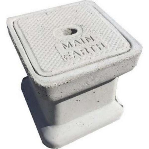240X240X240 Concrete Pit And Lid Earth, Ideal Electrical Catalogue Power Distribution Earth Inspection Pits Pit Hole Cover - Construction Supplies Australia