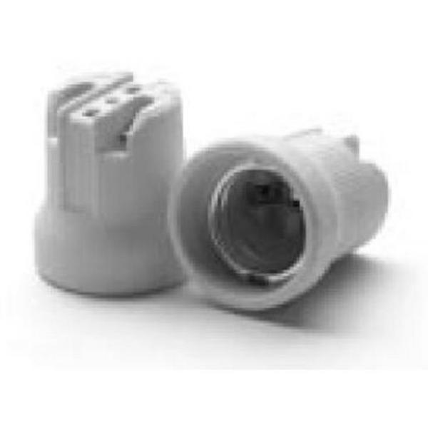 Lampholder Caribou Porcelain E27 Base, Ideal Electrical Catalogue Light Fittings Lamp Holder Lamp Holder - Construction Supplies Australia