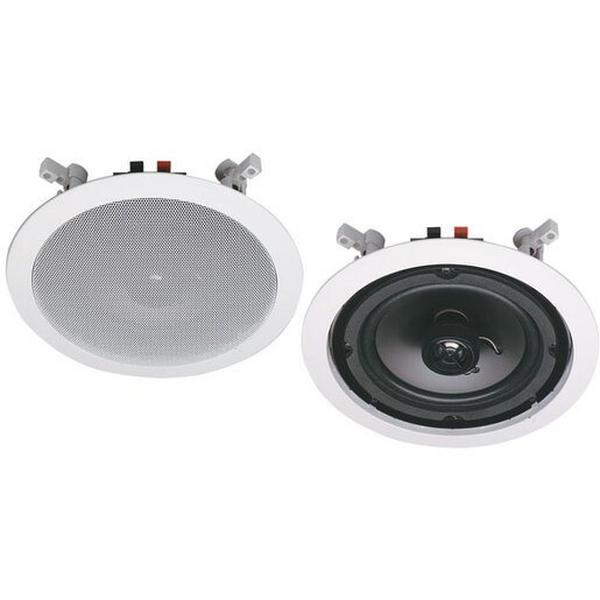 Ceilng Speakers 2Way 6.5" 35W Round Pair, Ideal Electrical Catalogue Av Security Detection Tv Audio Video Loudspeaker Set - Construction Supplies Australia