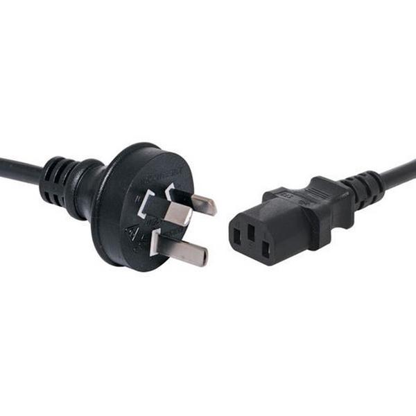 Lead Mains-IEC C13 Fem 2M 10A, Ideal Electrical Catalogue Electrical Appliances Power Leads Power Cord - Construction Supplies Australia