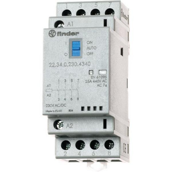 Mod Contactor 25A 4NO 12VAC/DC, Ideal Electrical Catalogue Power Distribution Distribution Boards Installation Contactor For Distribution Board - Construction Supplies Australia