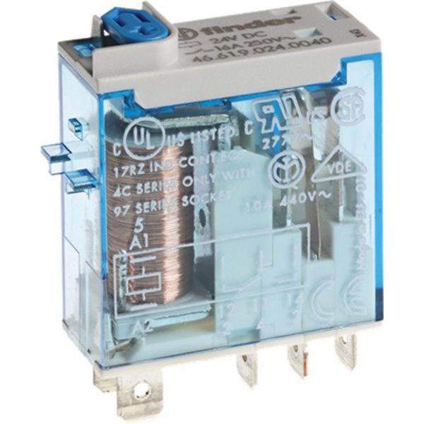 Relay 1Co 16A 24VDC Tb LED Mi, Ideal Electrical Catalogue Power Distribution Relays Switching Relay - Construction Supplies Australia