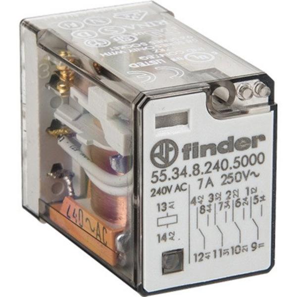 Relay 4 Co 7A Ltb+Led 230VAC, Ideal Electrical Catalogue Power Distribution Relays Switching Relay - Construction Supplies Australia