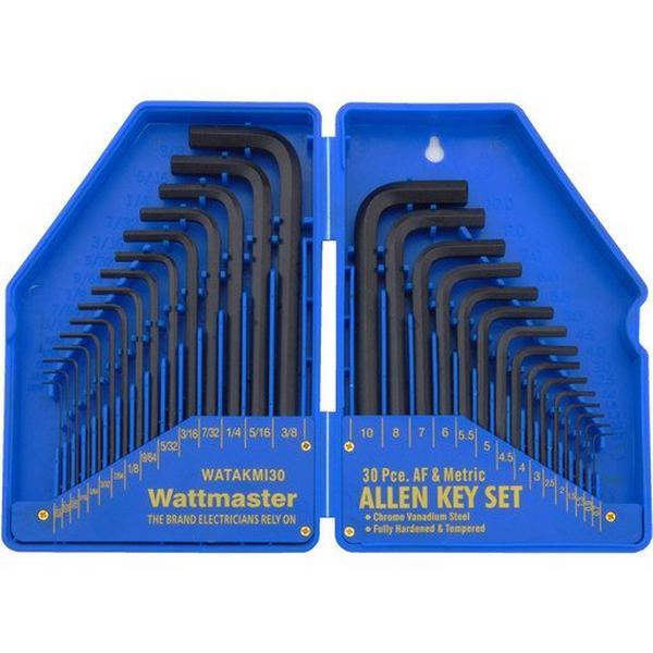 ALLEN KEY SET 30PC METRIC IMPERIAL, Ideal Electrical Catalogue Tools Instrumentation Hand Tools Hexagonal Key - Construction Supplies Australia