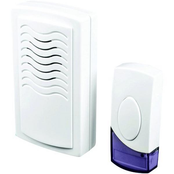 DOORBELL WIRELESS COMPACT 32 CHIMES 50M RANGE, Ideal Electrical Catalogue Av Security Detection Doorbell Entry Control Doorbell - Construction Supplies Australia