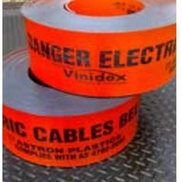 Cover 25Mt 150mm Ds Hard, Ideal Electrical Catalogue Safety Site Safety Warning Tape - Construction Supplies Australia