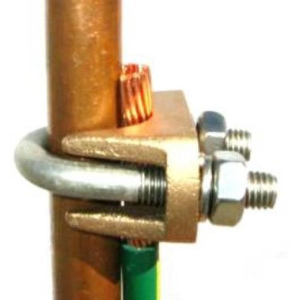 Earth Clamp, Ideal Electrical Catalogue Power Distribution Earthing Lightning Earthing Pipe Clamp - Construction Supplies Australia