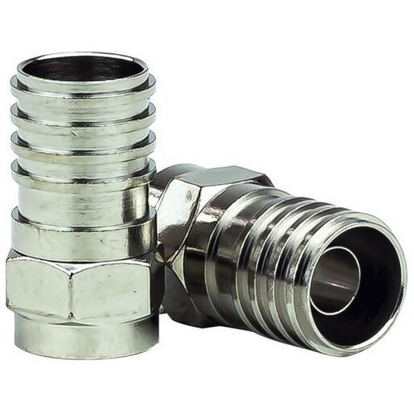 F Connector Hex Crimp RG6, Ideal Electrical Catalogue Wiring Accessories Connector Rf Connector - Construction Supplies Australia