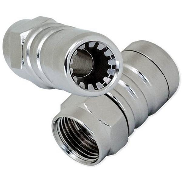 RG6 Universal Push On F Type Connector, Ideal Electrical Catalogue Wiring Accessories Connector Rf Connector - Construction Supplies Australia