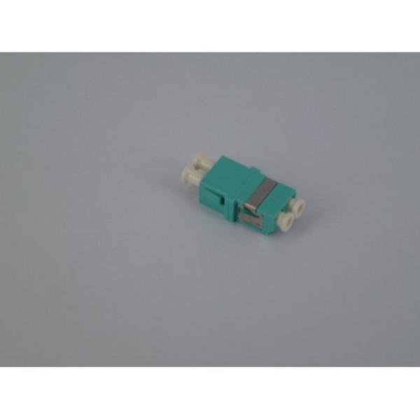 OM3 Duplex LC Through Adaptor, Ideal Electrical Catalogue Data Communications Fibre Fibre Optic Coupler - Construction Supplies Australia