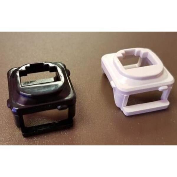Keystone Bezel White To Suit Clipsal Plate, Ideal Electrical Catalogue Switches Plugs Sockets Mechanisms Blank Adaptor Bezel Dolly Knob - Construction Supplies Australia