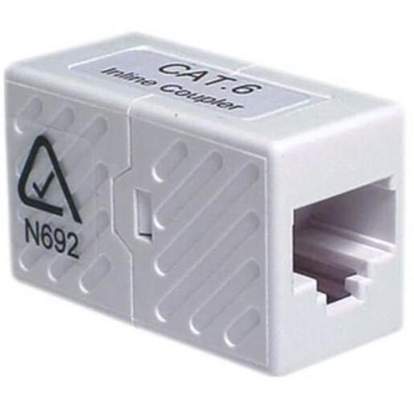 Cat 6 Coupler RJ45, Ideal Electrical Catalogue Av Security Detection Connector Communications Technology Adapter - Construction Supplies Australia