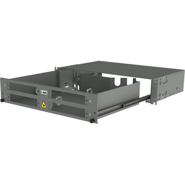 4 Panel 2RU Sliding Modula Ay, Ideal Electrical Catalogue Data Communications Fibre Patch Panel Fibre Optic - Construction Supplies Australia