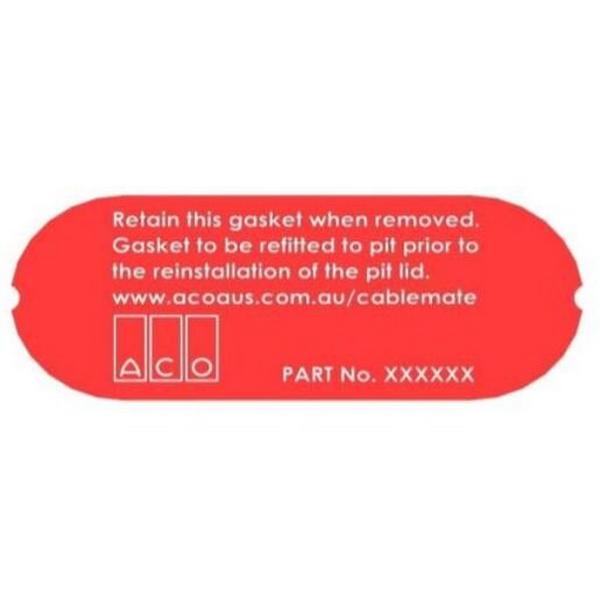 No. 2 Pit Lid Gasket, Ideal Electrical Catalogue Power Distribution Earth Inspection Pits Pit Hole Cover - Construction Supplies Australia