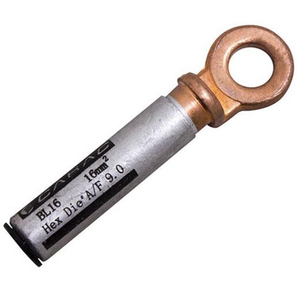 Bi Metal Crimp Lugs 16 M10, Ideal Electrical Catalogue Wiring Accessories Lugs Links Tubular Cable Lug For Copper Conductors - Construction Supplies Australia