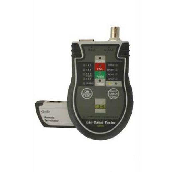 Lan Tester RJ45/Coax/Tone, Ideal Electrical Catalogue Tools Instrumentation Test Measurement Data Testing - Construction Supplies Australia