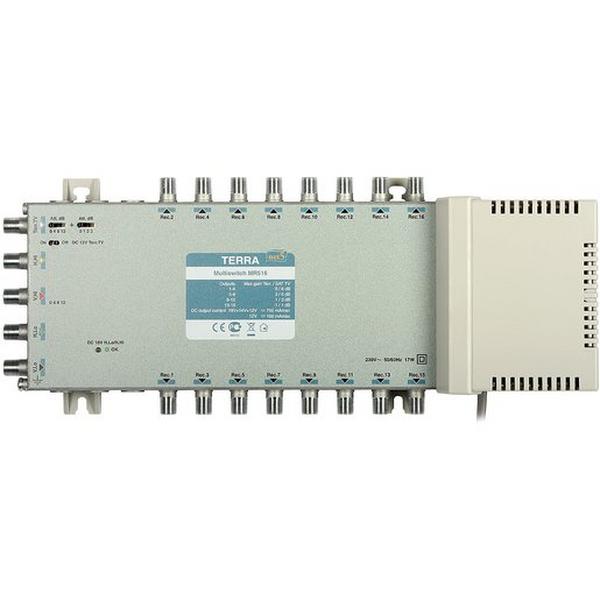 Multiswitch 5 Wire 12 Way Terra Mains Powered, Ideal Electrical Catalogue Av Security Detection Satellite Multi Switch For Communication Technology - Construction Supplies Australia