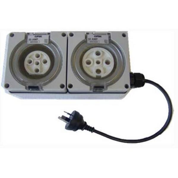 3 PHASE ADAPTOR FOR 4 + 5 PIN 20A-32A, Ideal Electrical Catalogue Tools Instrumentation Test Measurement Continuity Tester - Construction Supplies Australia