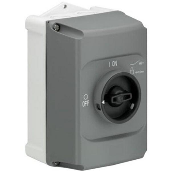 Ms116/132 IP65 Enclosure Grey/Black, Ideal Electrical Catalogue Industrial Switch Empty Enclosure For Switchgear - Construction Supplies Australia