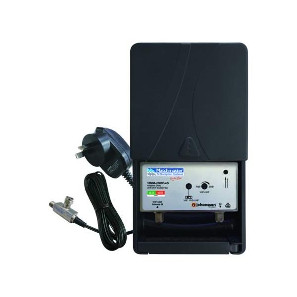Amplifler Masthead UHF/VHF 24Db 4G Filter + Power Supply, Ideal Electrical Catalogue Av Security Detection Antennas Catv Amplifier - Construction Supplies Australia
