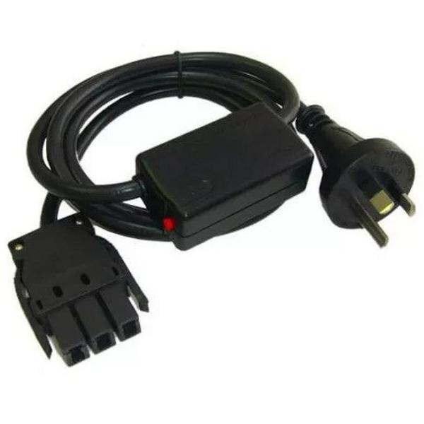 Starter Lead 1500mm 20A 10A-20A Plug With Thermal O/Load Black, Ideal Electrical Catalogue Switches Plugs Sockets Softwire Patch Cord For Plug In Building Installation - Construction Supplies Australia