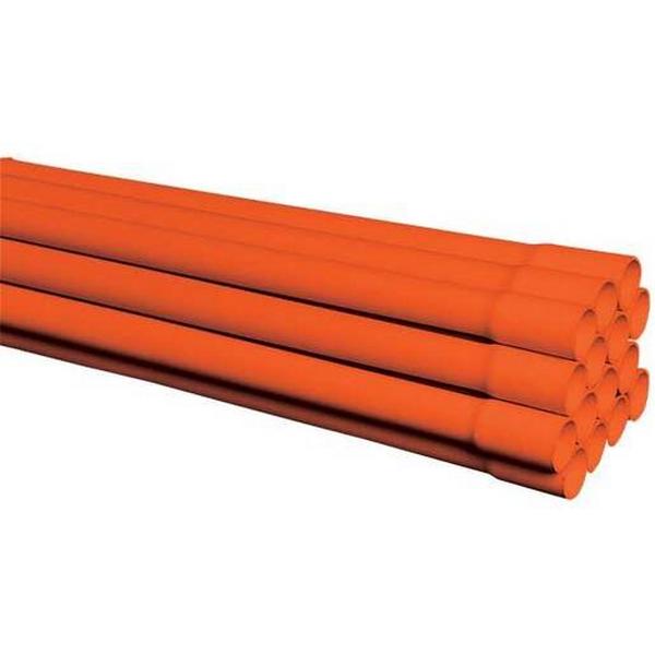 CONDUIT RIGID PVC 100MM CLASS 6 6M ORANGE, Ideal Electrical Catalogue Cable Management Conduit Rigid Conduit Rigid - Construction Supplies Australia