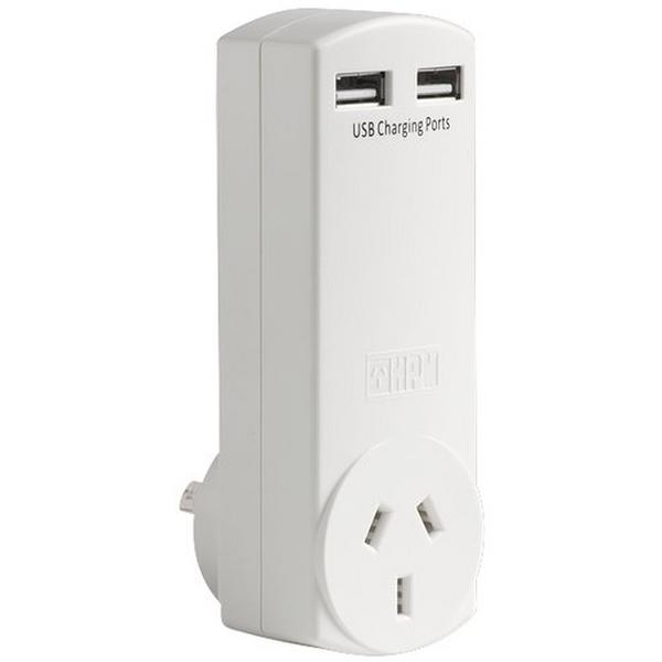 2 X 4.2A USB Charger/Adaptor, Ideal Electrical Catalogue Electrical Appliances Power Boards Power Board - Construction Supplies Australia