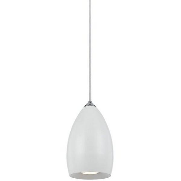 Pendant GU10 LED 6W L160mm D100mm White Tolosa, Ideal Electrical Catalogue Light Fittings Pendant Luminaire Pendant Luminaire - Construction Supplies Australia
