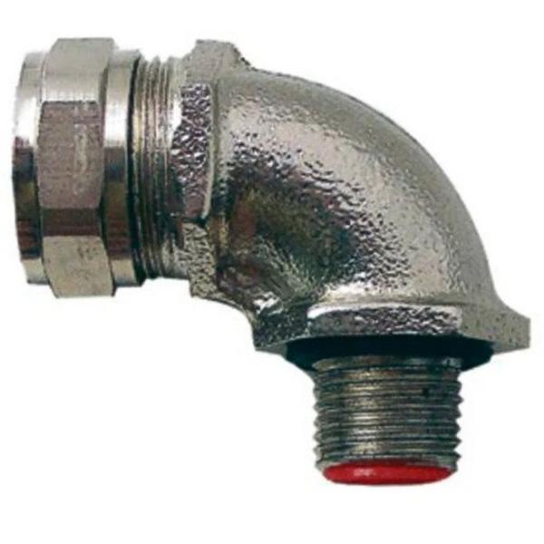 M Type 90 Deg Swivel Elbow M32, Ideal Electrical Catalogue Cable Management Protective Hose Accessories Screw Connection For Protective Metallic Hose - Construction Supplies Australia