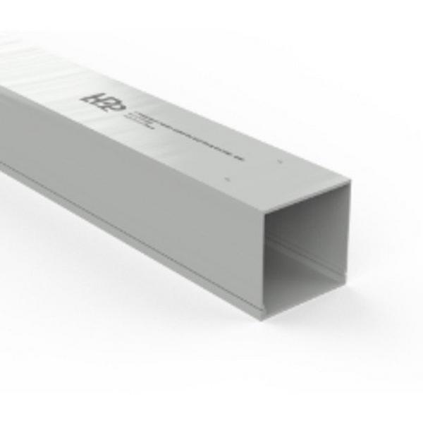 Duct PVC W100mm X H100mm X 4Mtr Grey, Ideal Electrical Catalogue Cable Management Duct Mini Maxi Trunking - Construction Supplies Australia