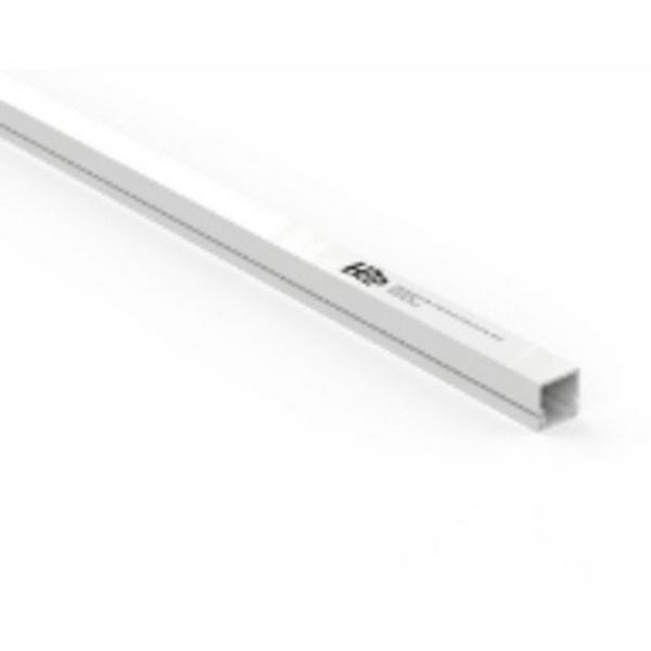 Duct PVC W25mm X H25mm X 4Mtr White, Ideal Electrical Catalogue Cable Management Duct Mini Maxi Trunking - Construction Supplies Australia