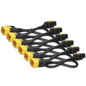 POWER CORD KIT (6 EA), LOCKING, C19 TO C20, 0.6M