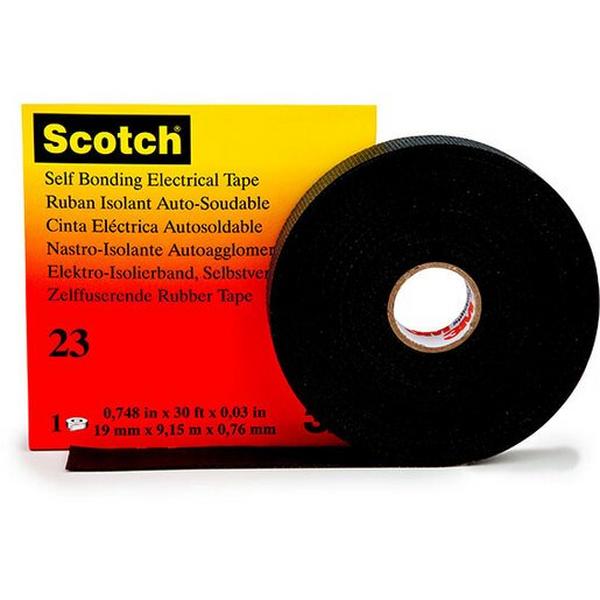 Tape 23 Rubber Splicing 19mm X 9.15M, Ideal Electrical Catalogue Hardware Tape Adhesive Tape - Construction Supplies Australia
