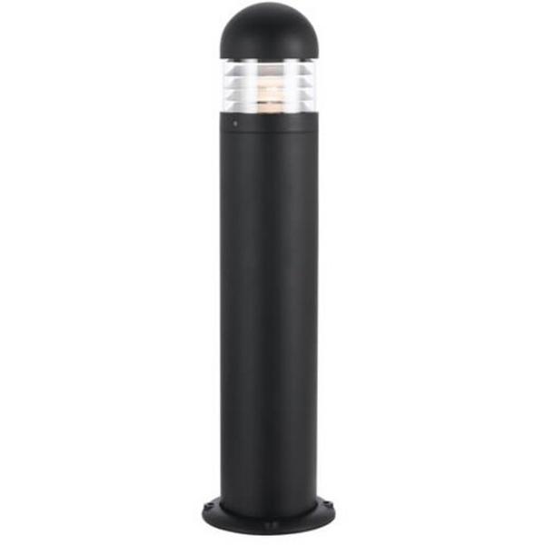 LIGHT POST E27 40WMAX H900MM D170MM IP65 BLACK LOUVRE HARBOR, Ideal Electrical Catalogue Light Fittings Garden Lighting In Ground Luminaire - Construction Supplies Australia