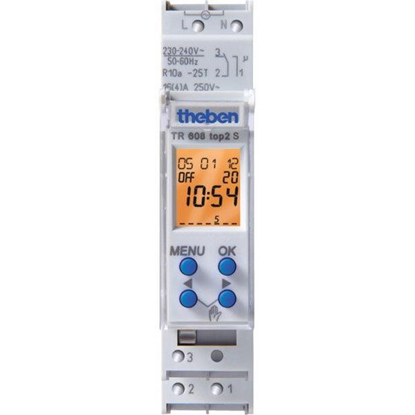 6080101-Digital Time Switch 7Day/24 Hour + Batt/Res 1Ch, Ideal Electrical Catalogue Power Distribution Distribution Boards Digital Time Switch For Distribution Board - Construction Supplies Australia