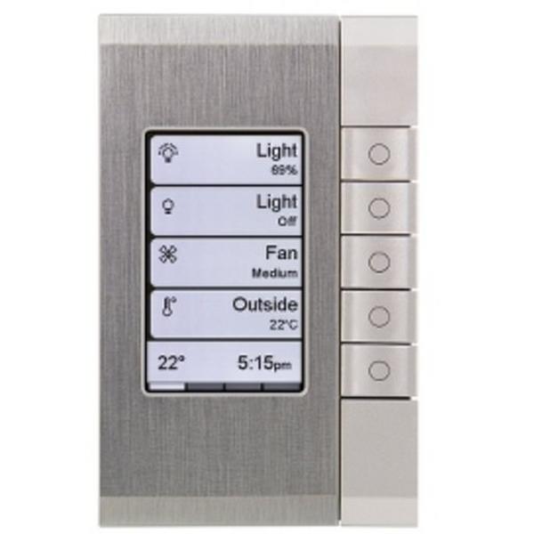 C-Bus Dlt Wall Switch Black Grd Stainless St, Ideal Electrical Catalogue Industrial Bus System Multi Operating Device For Bus System - Construction Supplies Australia
