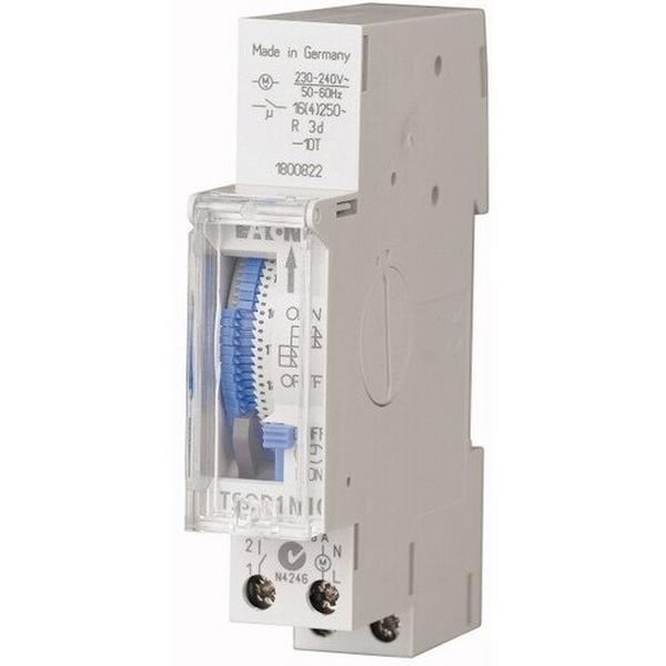 Timer Analogue 18mm 24 Hour 1 Ch 3Yr, Ideal Electrical Catalogue Power Distribution Distribution Boards Analogous Time Switch For Distribution Board - Construction Supplies Australia