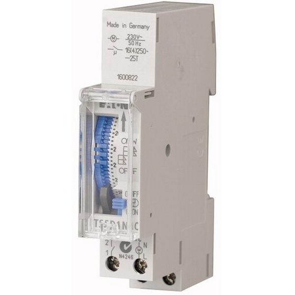 Timer Analogue 18mm 24 Hour 1Ch, Ideal Electrical Catalogue Power Distribution Distribution Boards Analogous Time Switch For Distribution Board - Construction Supplies Australia