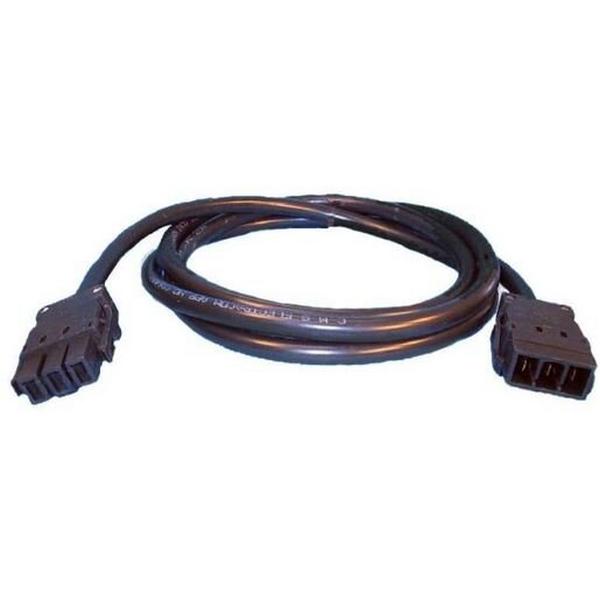 Interconnecting Cable 2000mm 3 Core Black, Ideal Electrical Catalogue Switches Plugs Sockets Softwire Patch Cord For Plug In Building Installation - Construction Supplies Australia