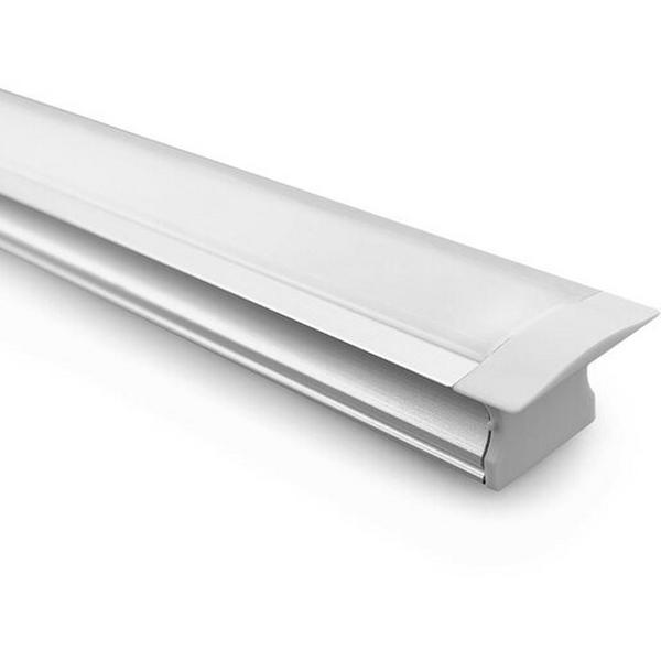 Extrusion Kit 2M Square Deep Recessed, Ideal Electrical Catalogue Light Fittings Led Strip Accessories Spare Parts For Light Ribbon Hose Strip - Construction Supplies Australia