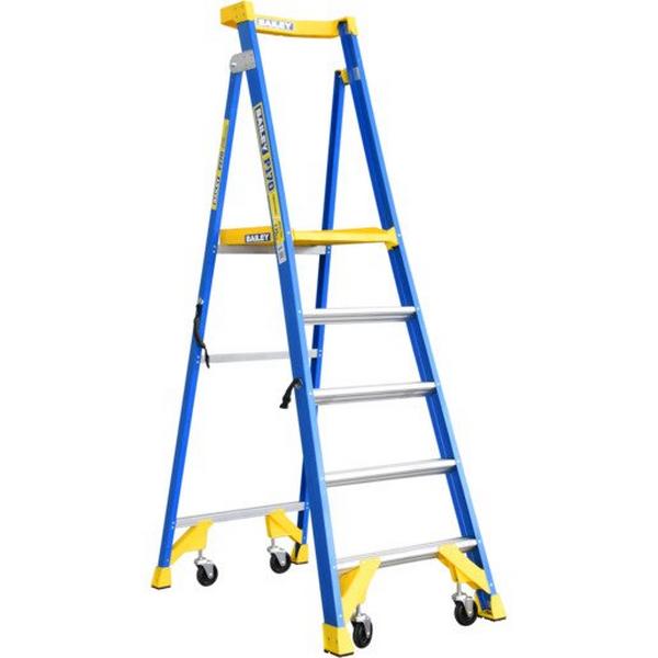 P170-5 Fibreglass Job Station, Ideal Electrical Catalogue Tools Instrumentation Ladder Scaffold Stepladder - Construction Supplies Australia