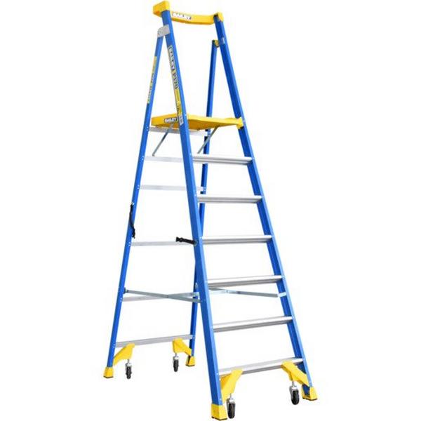 P170-7 Fibreglass Job Station, Ideal Electrical Catalogue Tools Instrumentation Ladder Scaffold Stepladder - Construction Supplies Australia