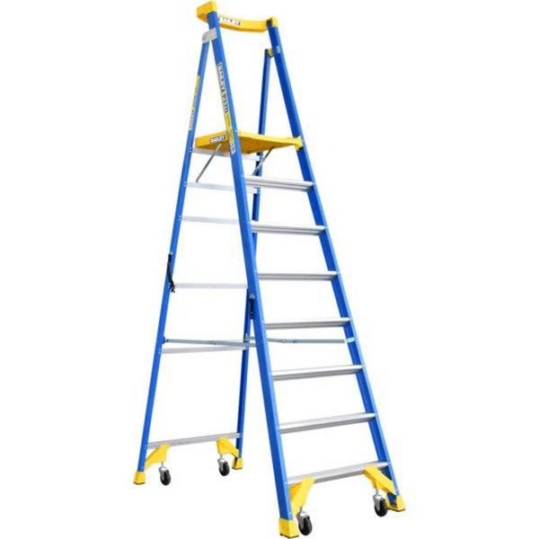 P170-8 Fibreglass Job Station, Ideal Electrical Catalogue Tools Instrumentation Ladder Scaffold Stepladder - Construction Supplies Australia