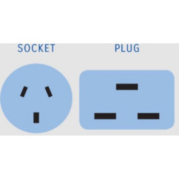 10 WAY VERTICAL PDU AUS X 10A GPO/10A CB W/15A IEC C20 MALE PLUG 0RU 3M LEAD, Ideal Electrical Catalogue Data Communications Cabinets Enclosures Power Rail - Construction Supplies Australia
