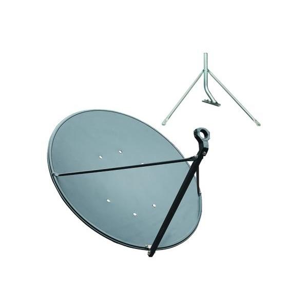 90CM Dish Quad Lnb And Tin Roof Mount, Ideal Electrical Catalogue Av Security Detection Satellite Satellite Antenna - Construction Supplies Australia