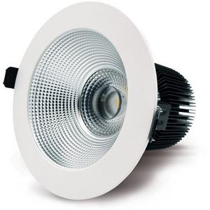 DOWNLIGHT LED 30W 4000K 170MM C/O CLR WHITE FIXED