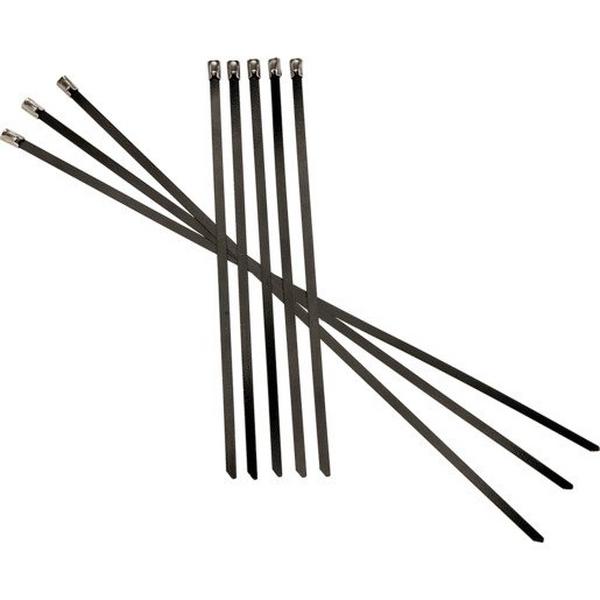Cable Tie Nylon Coated Stainless 350mmx4.6mm (Pkt 100), Ideal Electrical Catalogue Hardware Cable Tie Cable Tie - Construction Supplies Australia