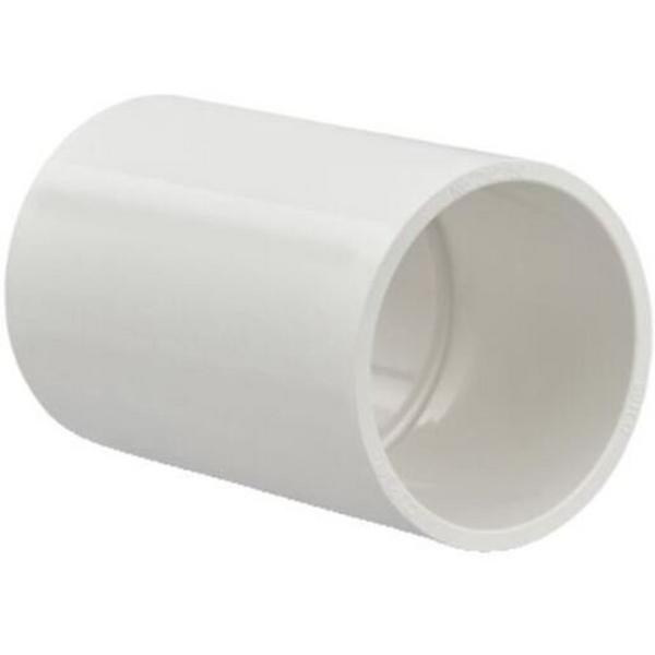50mm I.D White Communications Coupling, Ideal Electrical Catalogue Cable Management Conduit Rigid Couplers - Construction Supplies Australia