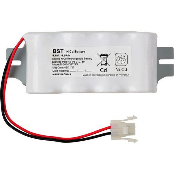 BATTERY PACK 4 CELL 4.8V 4.5AH SIDE BY SIDE, Ideal Electrical Catalogue Light Fittings Emergency Exit Emergency Luminaire - Construction Supplies Australia